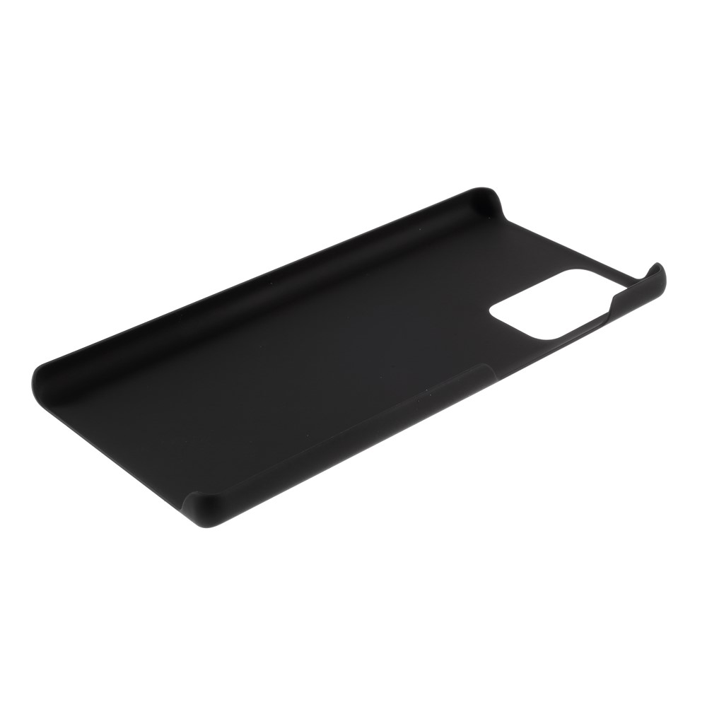 Étui de Téléphone Portable en Plastique Caoutchouté Pour Samsung Galaxy Note20 / Note20 5G - le Noir