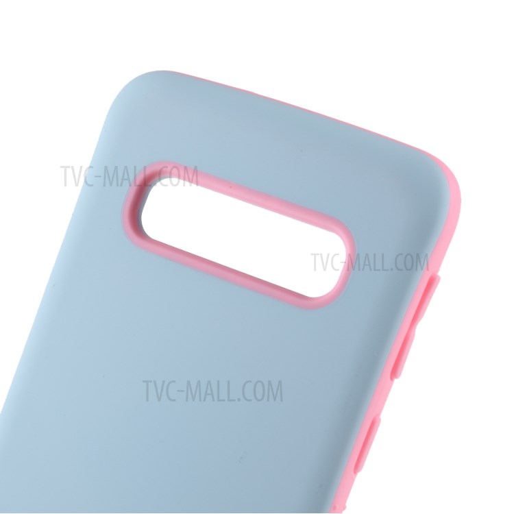 Caso Ibrido IFACE MALL PC + TPU Per La Galassia S10 - Blu / Rosa-7