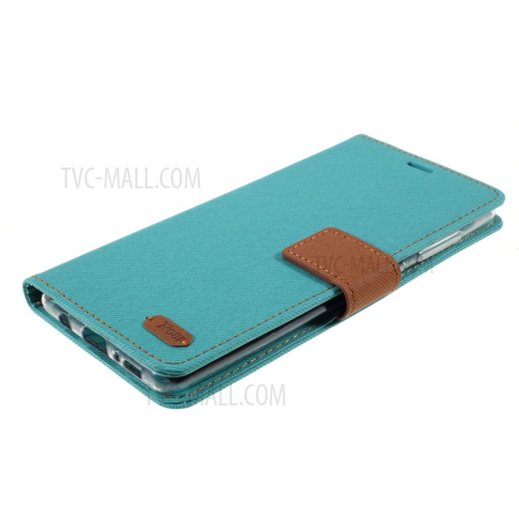 ROAR Sarja Grão Carteira De Couro Se Do Caso Da Aleta Para Samsung Galaxy A71 SM-A715 - Verde-4