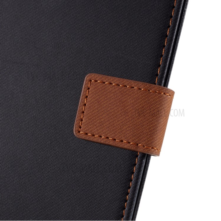ROAR Twill Grain Flip Leather Stand Wallet Case for Samsung Galaxy A81/Note 10 Lite - Black-7