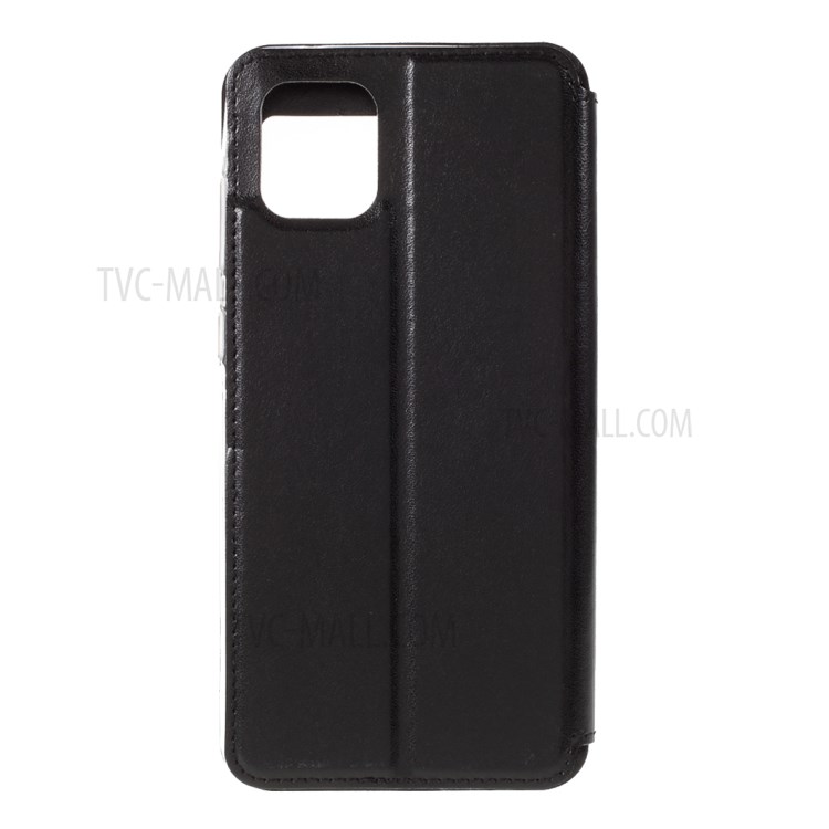 ROAR Vista Da Janela Caso Estande De Couro Com Shell Slot Para Cartão Para Samsung Galaxy A81 / Nota 10 Lite - Preto-3