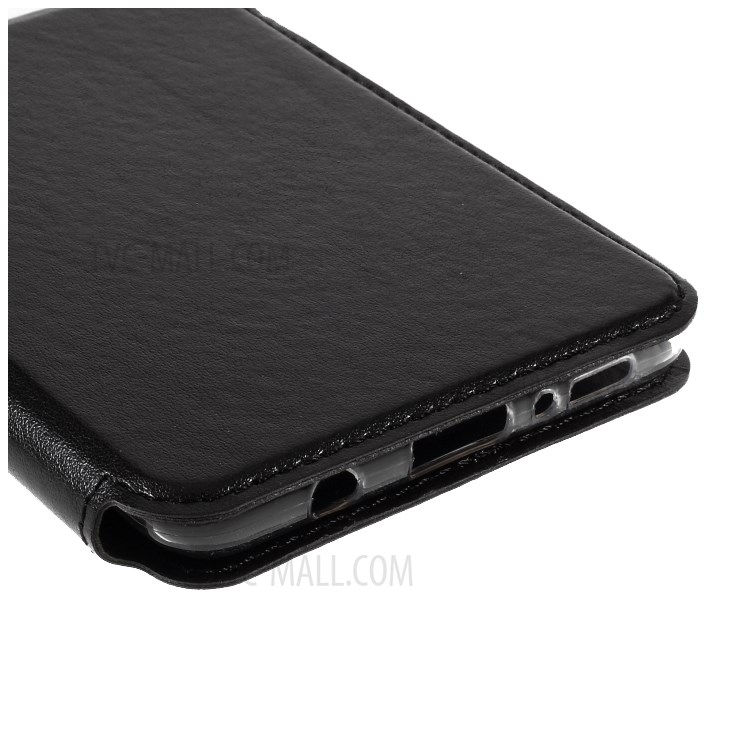 ROAR Ranhura Shell Caso Estande De Couro Cartão De Vista Da Janela Para Samsung Galaxy A71 SM-A715 - Preto-6