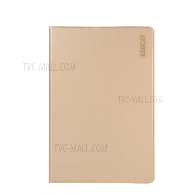 Enkay ENK-8005 Shell De Couro PU Couro Vigília / Sono Para Samsung Galaxy Tab S6 Lite 10,4 P610 / P615 - Ouro-2