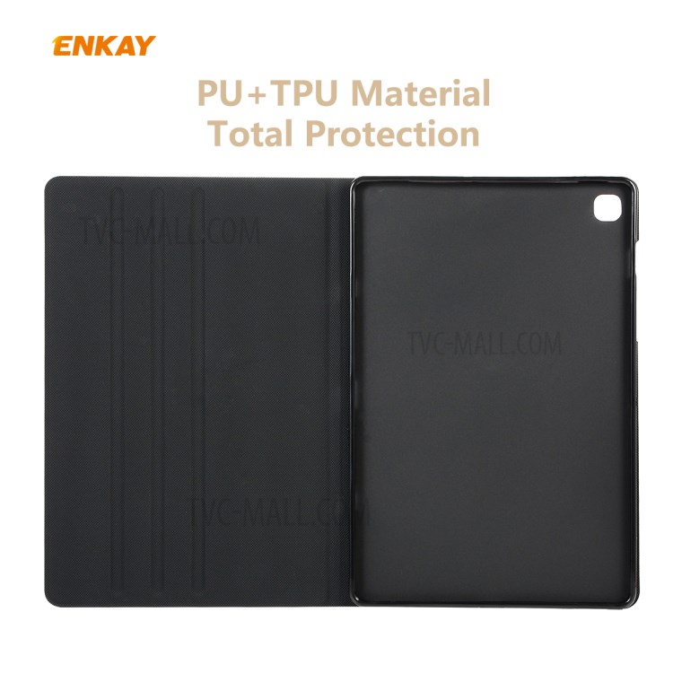 Enkay ENK-8005 Shell De Couro PU Couro Vigília / Sono Para Samsung Galaxy Tab S6 Lite 10,4 P610 / P615 - Ouro-6