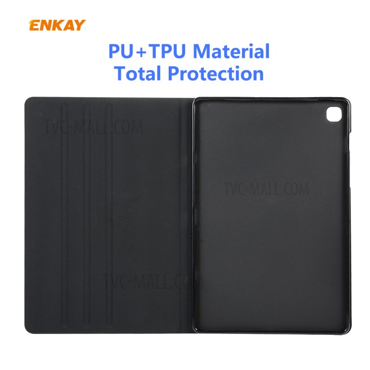 ENKAY ENK-8004 Cloth Texture Leather Smart Tablet Case for Samsung Galaxy Tab S6 Lite 10.4 P610 / P615 - Blue-6