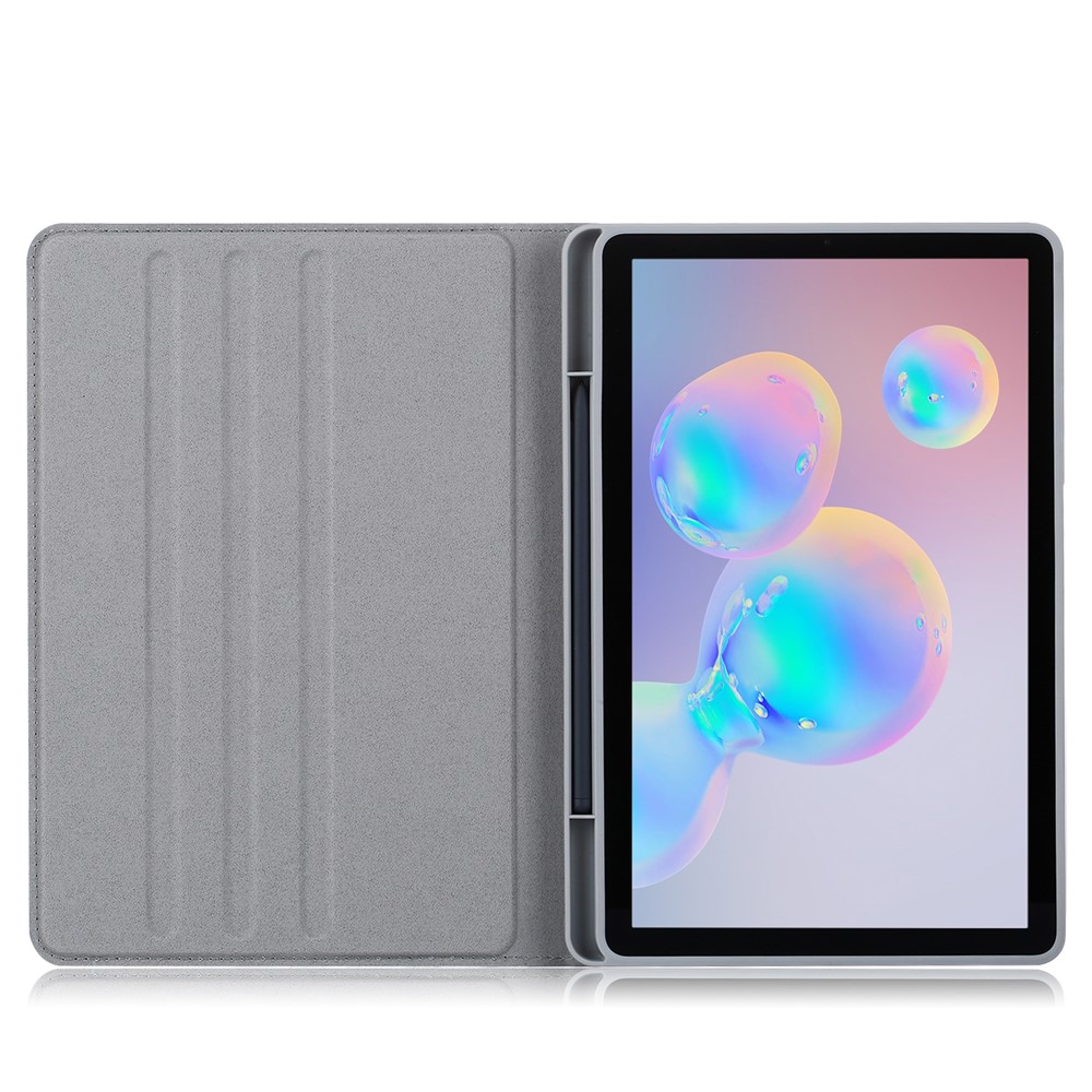 Matte PU Leder Smart Tablet Deckung Mit Stiftschlitz Für Samsung Galaxy Tab S6 Lite P610/P615/S6 Lite (2022) - Schwarz-8