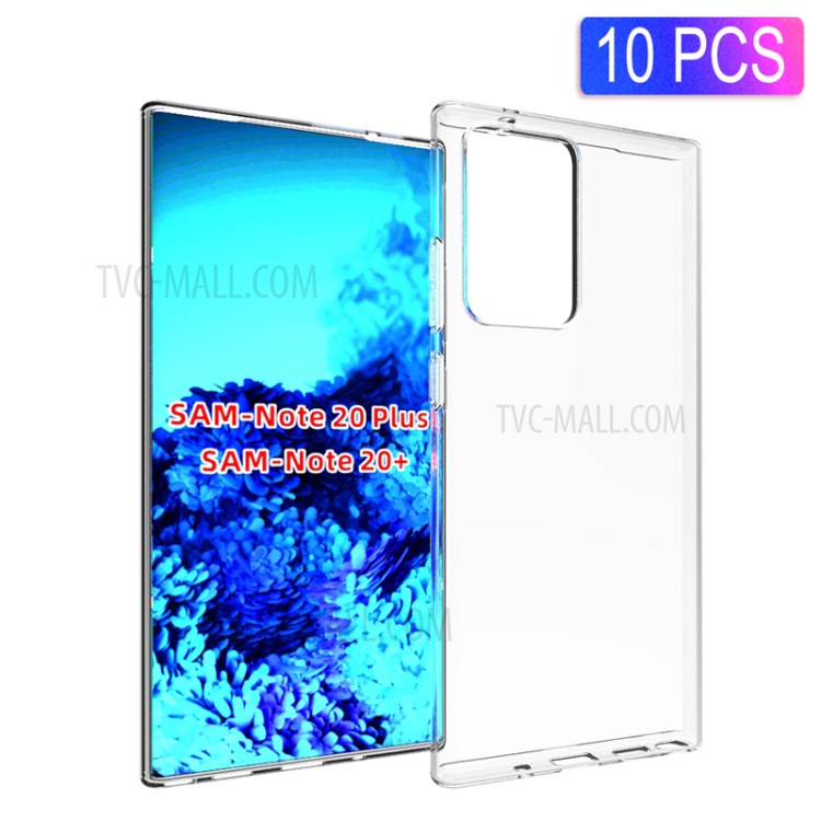 10PCS HD Clear Soft TPU Phone Casing for Samsung Galaxy Note 20 Plus-1