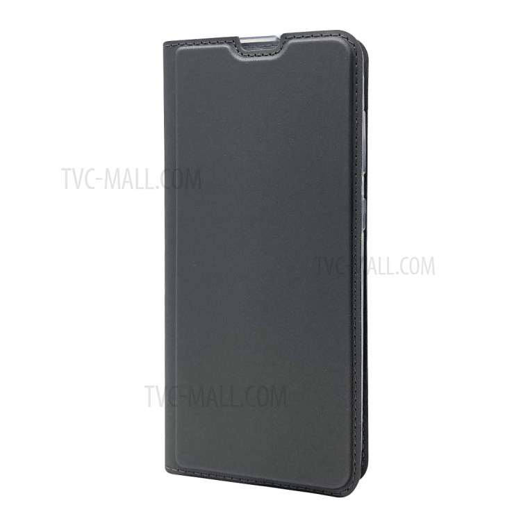 Couverture En Cuir Chiquenaude Absorbé Automatiquement Avec Porte-cartes Pour Samsung Galaxy A31 - Noir-7