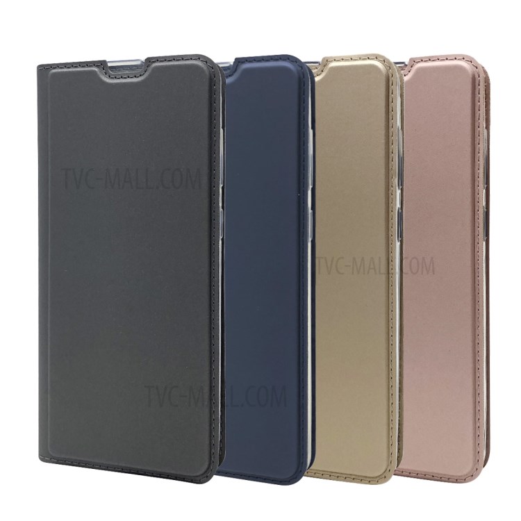 Couverture En Cuir Chiquenaude Absorbé Automatiquement Avec Porte-cartes Pour Samsung Galaxy A31 - Noir-9