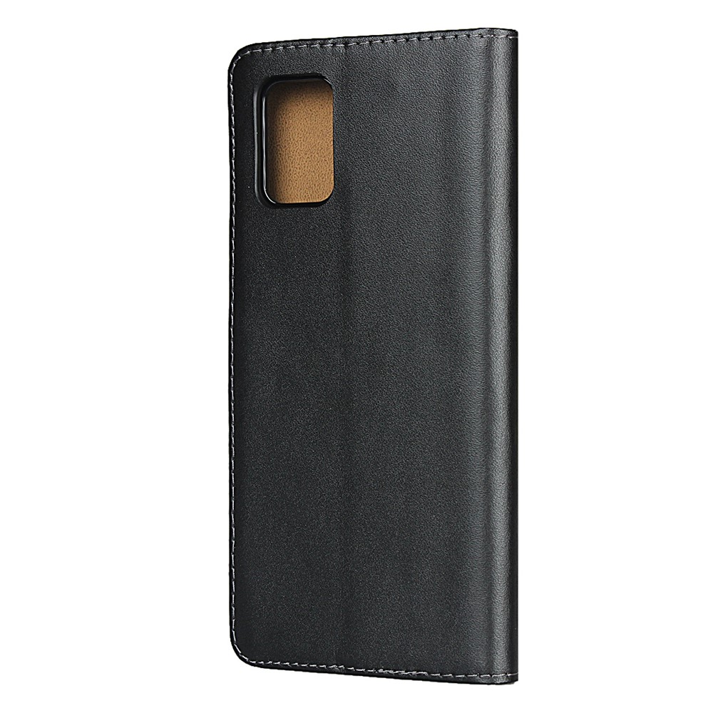 Support En Cuir Véritable Étui De Protection De Portefeuille Pour Samsung Galaxy A51 5G SM-A516-4