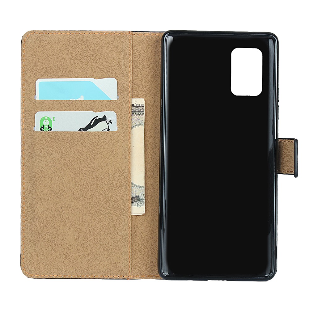 Support En Cuir Véritable Étui De Protection De Portefeuille Pour Samsung Galaxy A51 5G SM-A516-5