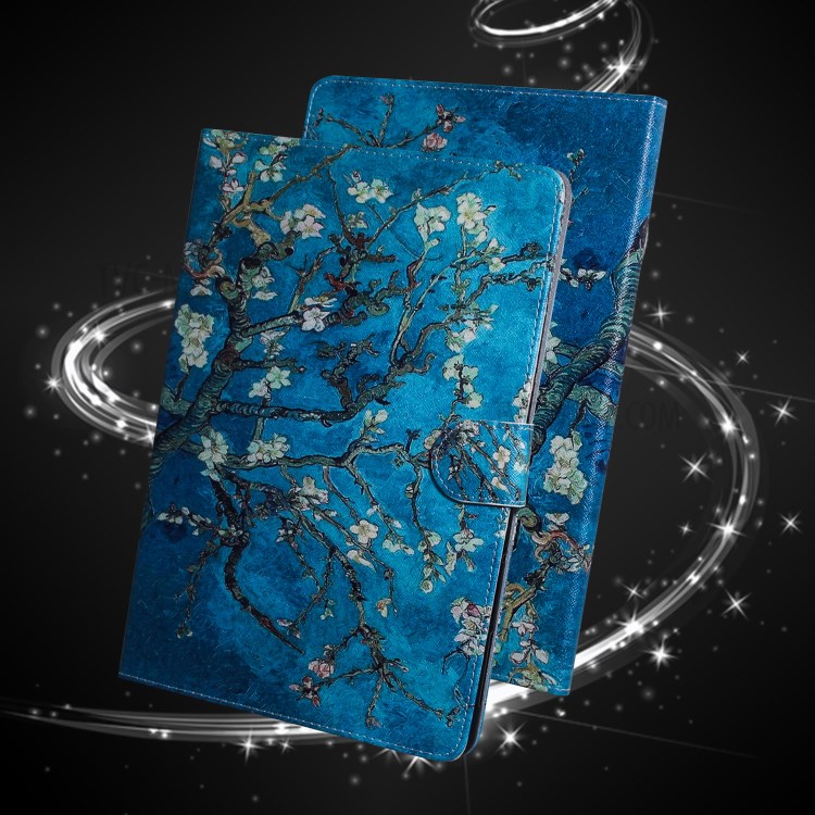 Pattern Printing Wallet Leather Tablet Shell for Samsung Galaxy Tab A 8.4 (2020) - Flower Branch-10