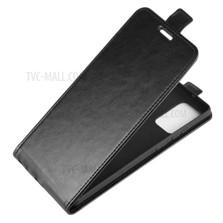 Crazy Horse Vertical Flip Leather Cell Phone Case for Samsung Galaxy Note 20 - Black-3