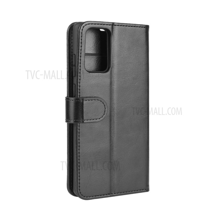 Crazy Horse Leather Protector Cover for Samsung Galaxy Note 20 - Black-7