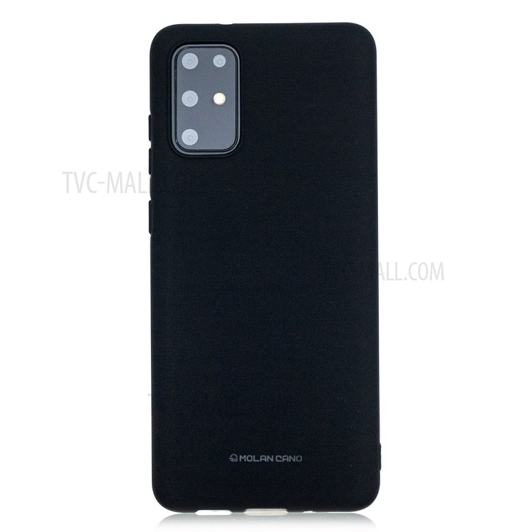 MOLAN CANO Rubberized Soft TPU Case for Samsung Galaxy S20 Plus - Black-1
