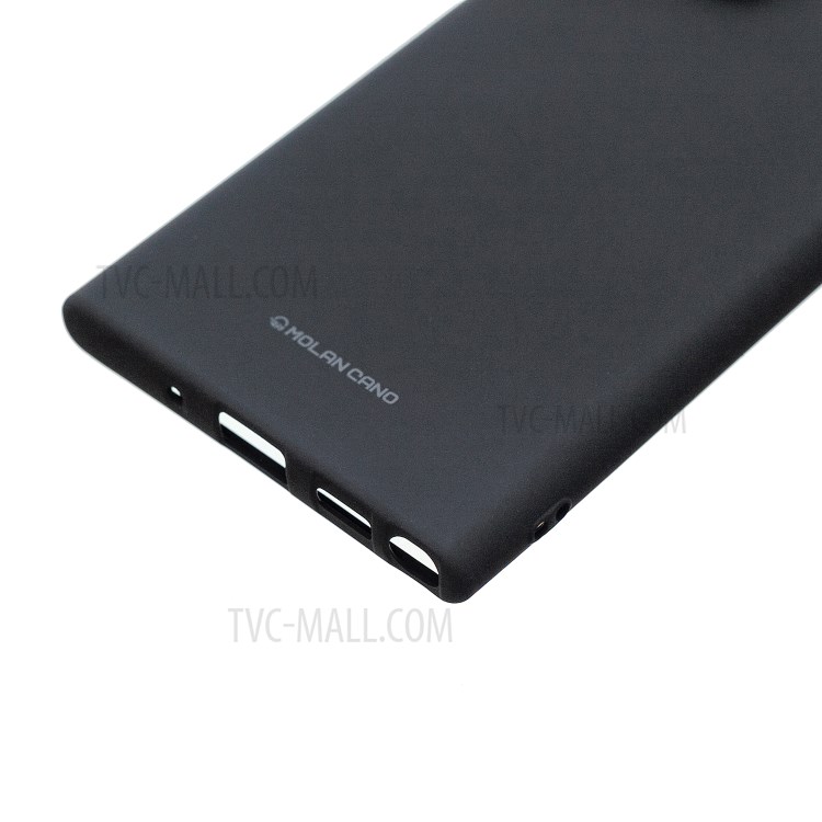 MOLAN CANO Rubberized TPU Back Case for Samsung Galaxy Note 20 Plus - Black-2