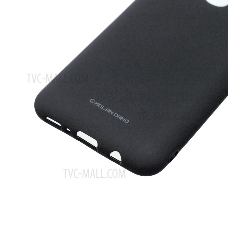 MOLAN CANO Emborrachado TPU Shell Para Samsung Galaxy M31 - Preto-2