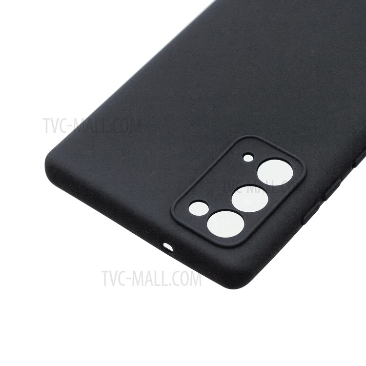 MOLAN CANO Caoutchouté Couverture TPU Pour Samsung Galaxy Note 20 - Noir-4