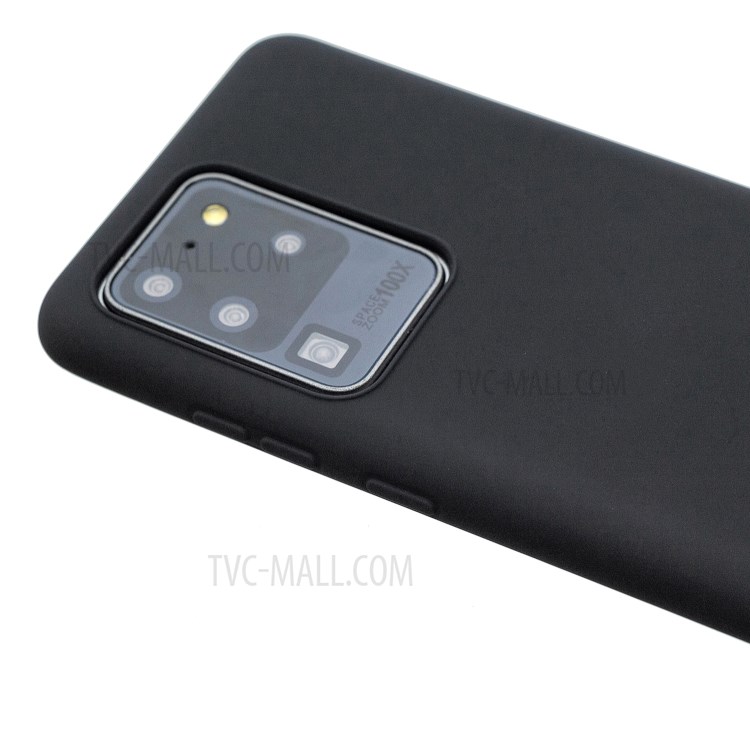MOLAN CANO Rubberized TPU Shell Case Cover for Samsung Galaxy S20 Ultra - Black-3