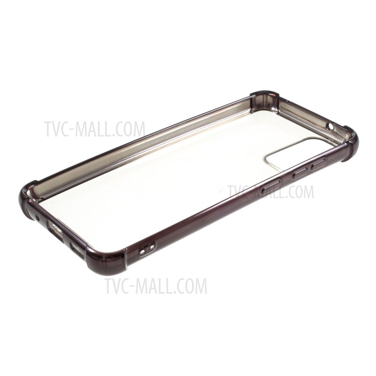 MERCURY GOOSPERY Case Electroplating TPU Mobile Phone Shell for Samsung Galaxy S20 - Black-8
