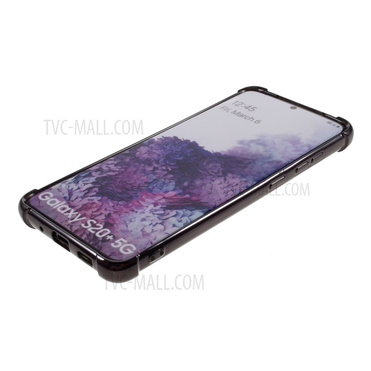 MERCURY GOOSPERY Mobile Phone Case Electroplating TPU Shell for Samsung Galaxy S20 Plus - Black-5