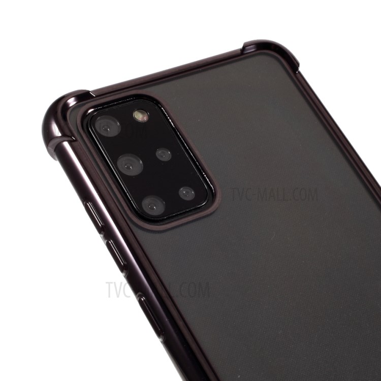 MERCURY GOOSPERY Mobile Phone Case Electroplating TPU Shell for Samsung Galaxy S20 Plus - Black-7