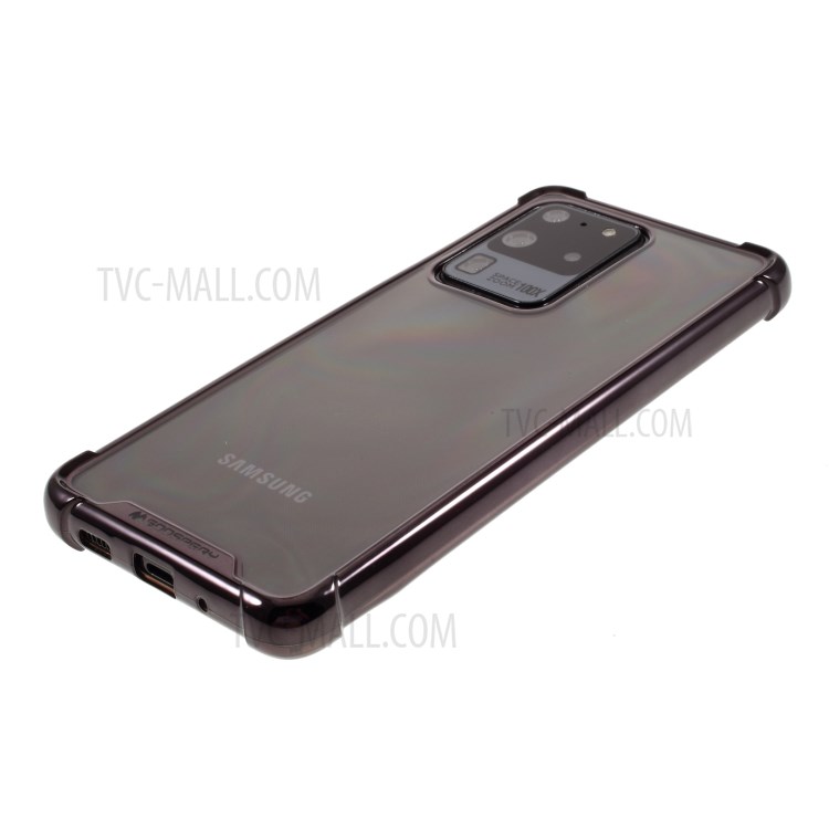 MERCURY GOOSPERY Protective Case Electroplating TPU Phone Shell for Samsung Galaxy S20 Ultra - Black-5