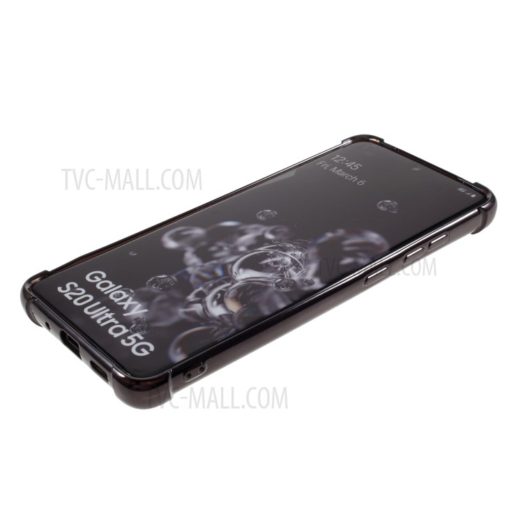 MERCURY GOOSPERY Protective Case Electroplating TPU Phone Shell for Samsung Galaxy S20 Ultra - Black-7