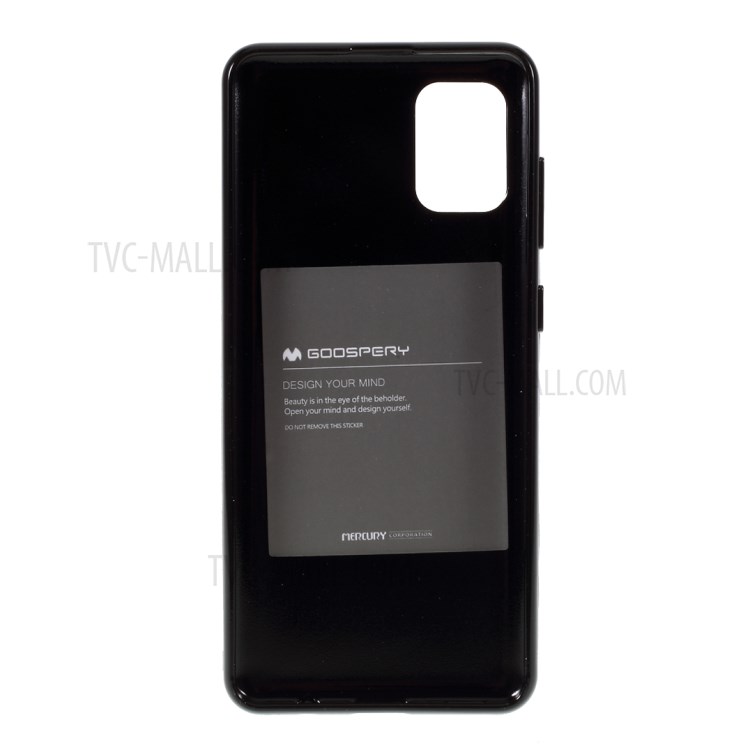 MERCURY GOOSPERY Glitter Powder TPU Cover for Samsung Galaxy A31 - Black-3