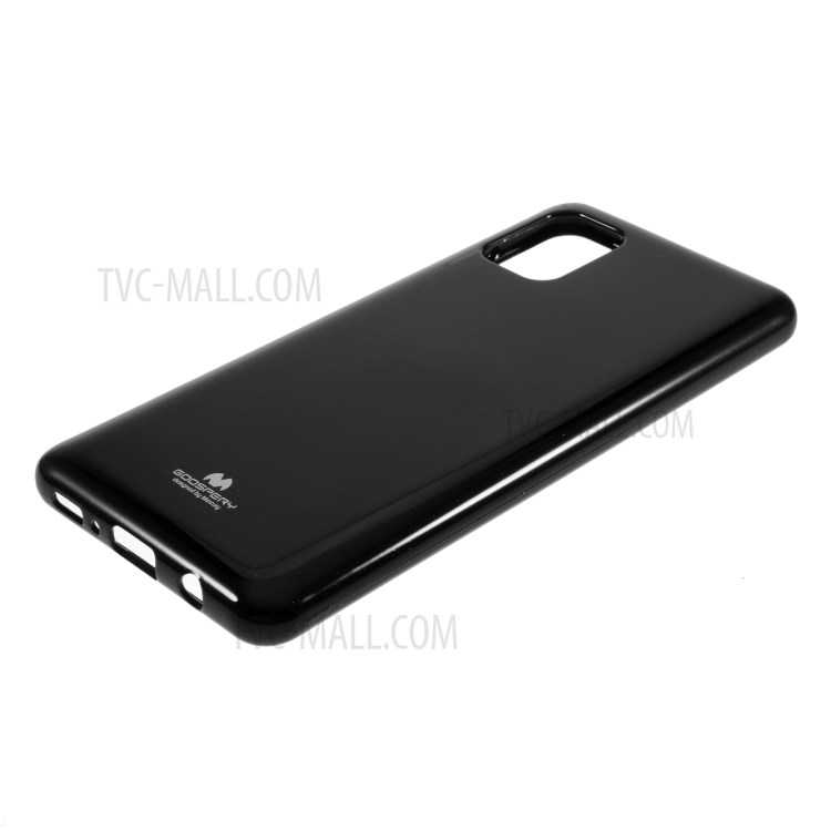 MERCURY GOOSPERY Glitter Powder TPU Cover for Samsung Galaxy A31 - Black-5