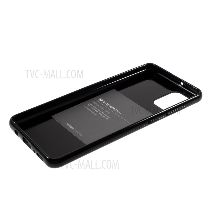 MERCURY GOOSPERY Glitter Powder TPU Cover for Samsung Galaxy A31 - Black-6