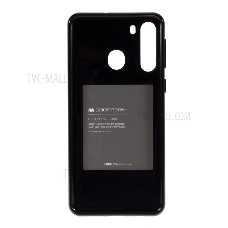 MERCURY GOOSPERY Flash Powder TPU Shell for Samsung Galaxy A21 - Black-3