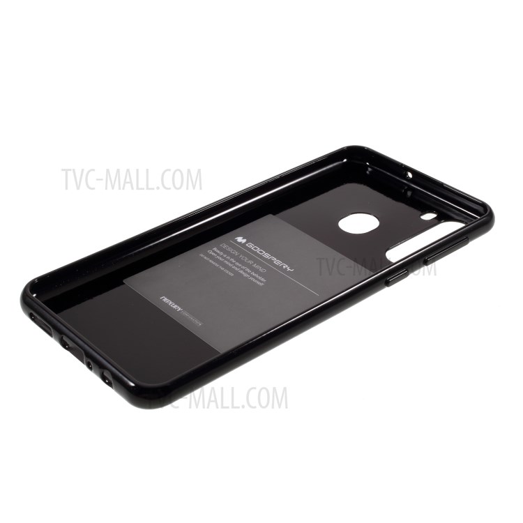 MERCURY GOOSPERY Flash Powder TPU Shell for Samsung Galaxy A21 - Black-6