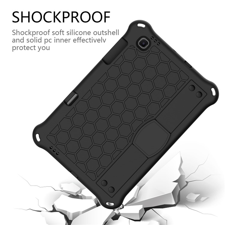 Honeycomb Texture EVA Tablet Hybrid Case for Samsung Galaxy Tab S6 Lite P615 P610 - Black-3