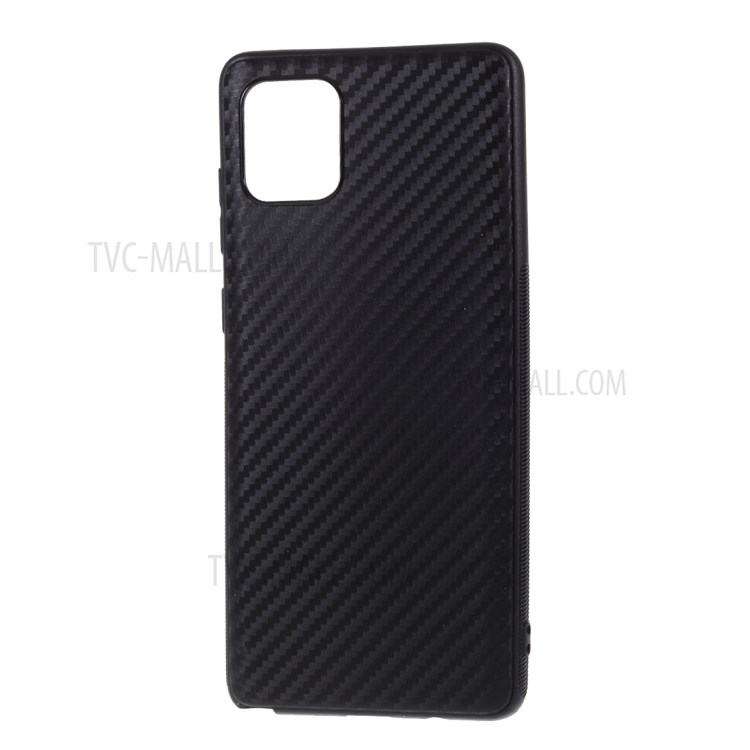 Carbon Fiber TPU Case for Samsung Galaxy A81 / Note 10 Lite - Black-2