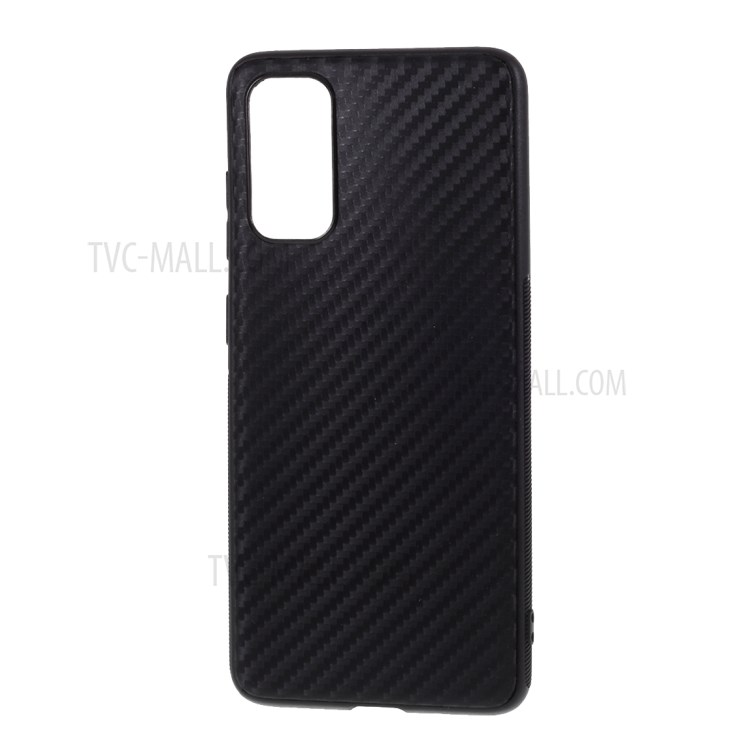 Carbon Fiber TPU Case for Samsung Galaxy S20 - Black-2