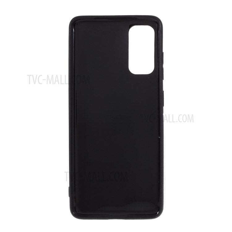 Carbon Fiber TPU Case for Samsung Galaxy S20 - Black-3