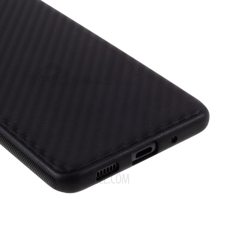 Carbon Fiber TPU Case for Samsung Galaxy S20 Ultra - Black-6