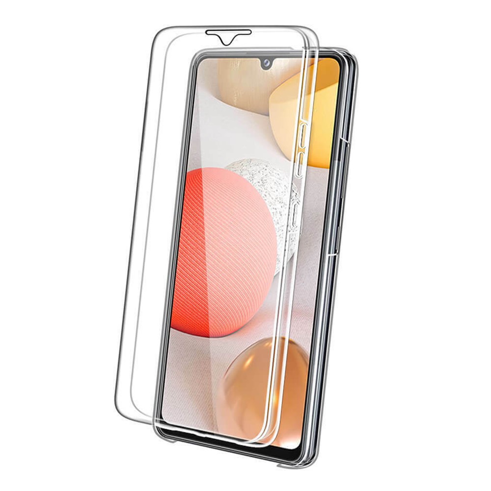 Couverture Complète En Acrylique Transparent + + Tpu Couverture Téléphone Animal Cas Hybride Pour Samsung Galaxy A41 (version Internationale)-1