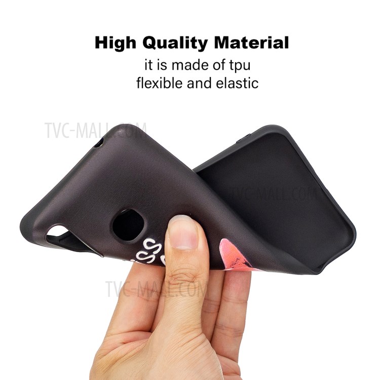 Pattern Printing Soft TPU Phone Back Shell for Samsung Galaxy A70e - Kiss My Ass-4