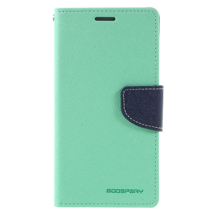 MERCURY GOOSPERY Fancy Diary Leather Case for Samsung Galaxy J5 (2016) - Cyan-2