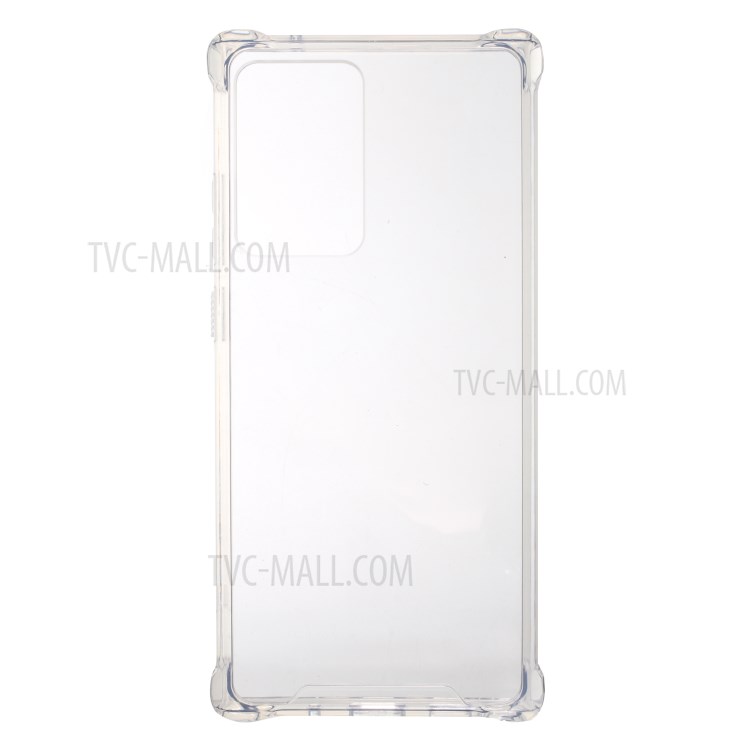 Shockproof Clear Acrylic Back + TPU Edge Hybrid Case Shell for Samsung Galaxy Note 20 Plus-6