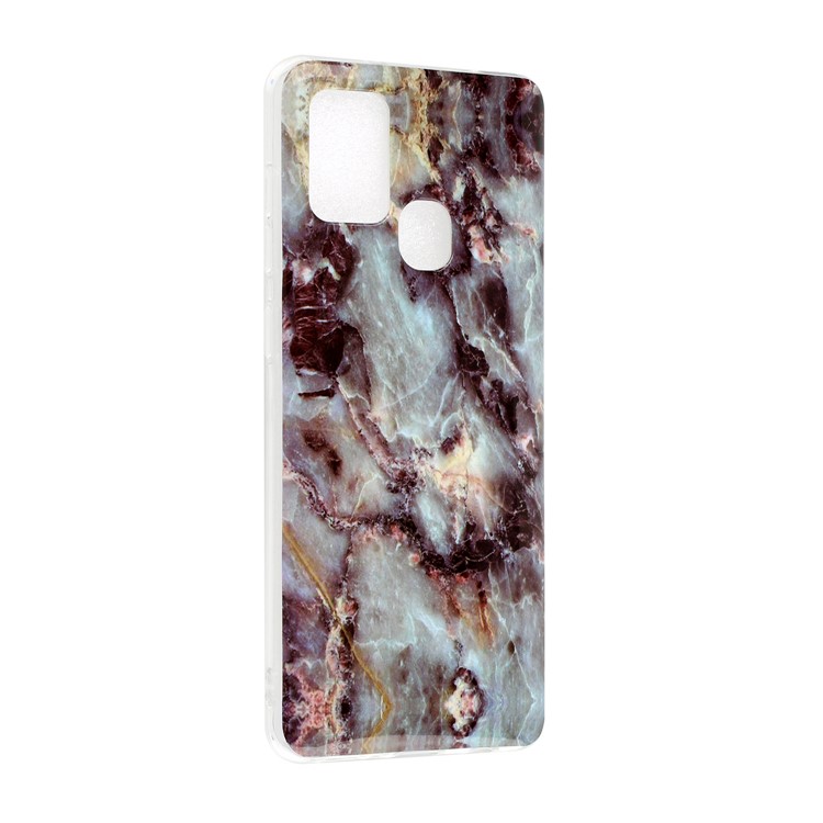 Marble Pattern Printing IMD TPU Phone Case for Samsung Galaxy A21s - Style A-5