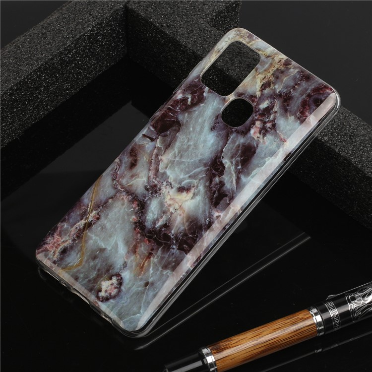 Marble Pattern Printing IMD TPU Phone Case for Samsung Galaxy A21s - Style A-6