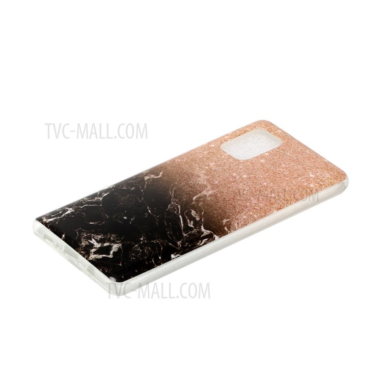 Marble Pattern Printing IMD TPU Phone Back Cover for Samsung Galaxy A71 5G SM-A716 - Style A-3