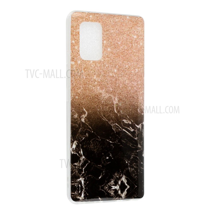 Marble Pattern Printing IMD TPU Phone Back Cover for Samsung Galaxy A71 5G SM-A716 - Style A-5