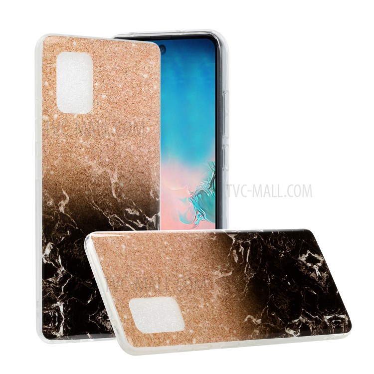 Marble Pattern Printing IMD TPU Phone Shell for Samsung Galaxy A51 5G SM-A516 - Style A-1