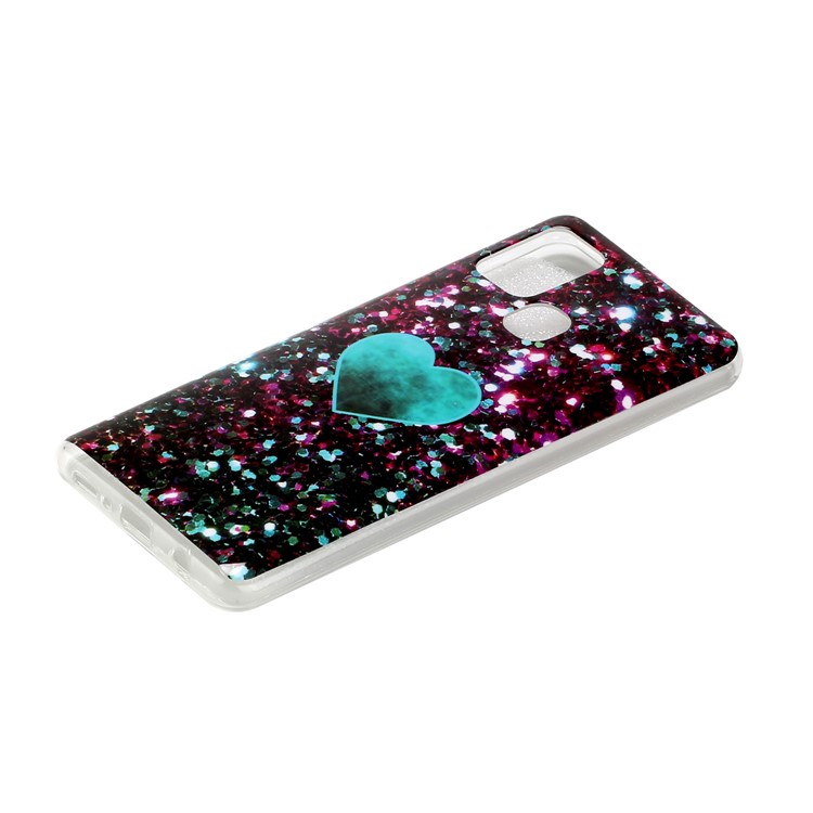 Marble Pattern IMD TPU Case for Samsung Galaxy A21s - Style A-3