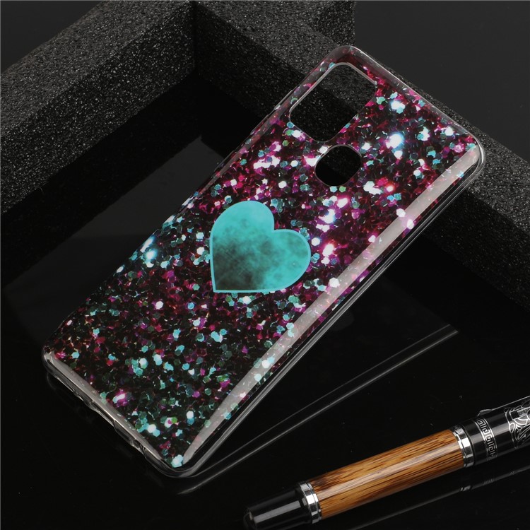 Marble Pattern IMD TPU Case for Samsung Galaxy A21s - Style A-6