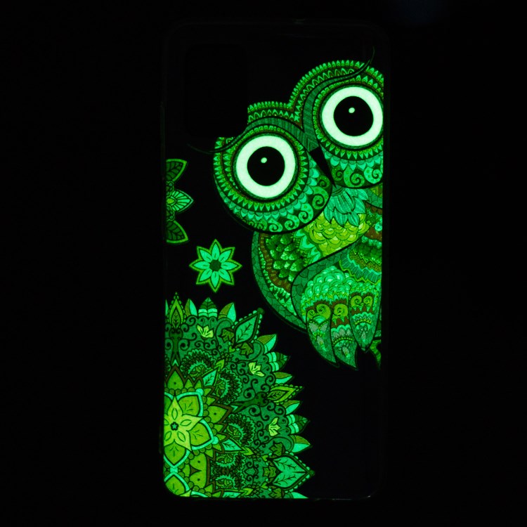 Noctilucent IMD TPU Cover Case for Samsung Galaxy A71 5G SM-A716 - Owl Pattern-2